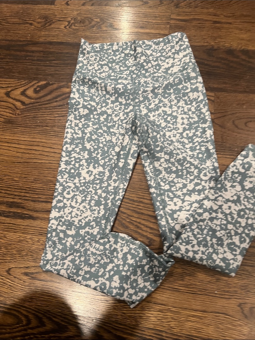 Vuori Sage/Cream Mottled High-Rise Leggings